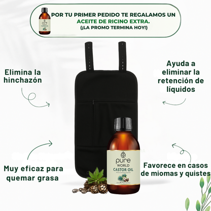 Aliyra Pack Bienestar Hepático (Faja + Aceite de Ricino)