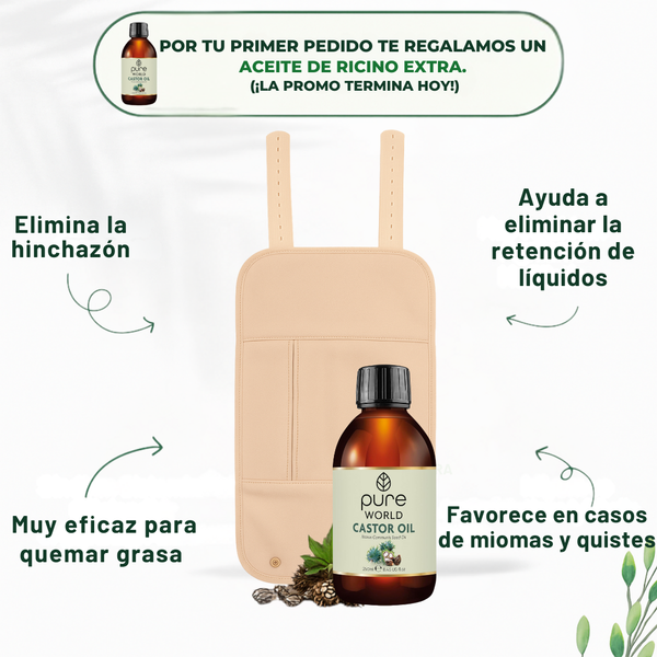 Aliyra Pack Bienestar Hepático (Faja + Aceite de Ricino)